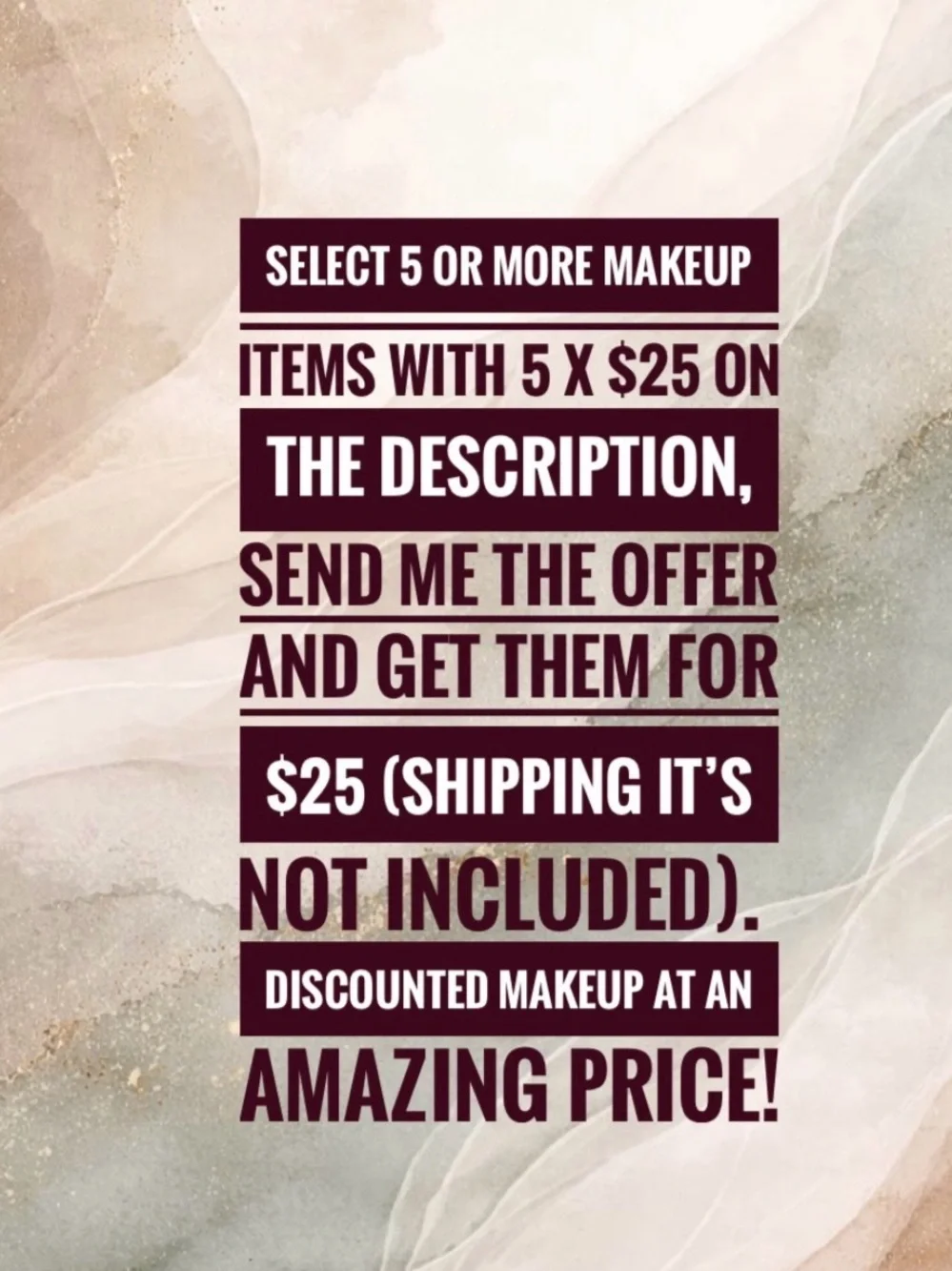 5 items x $25 L'Oreal Paris Infallible Up to 32 Hour Fresh Wear Foundation NEW
